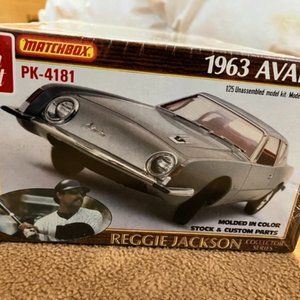 Vintage Reggie Jackson Studebaker Avanti AMT Matchbox Model